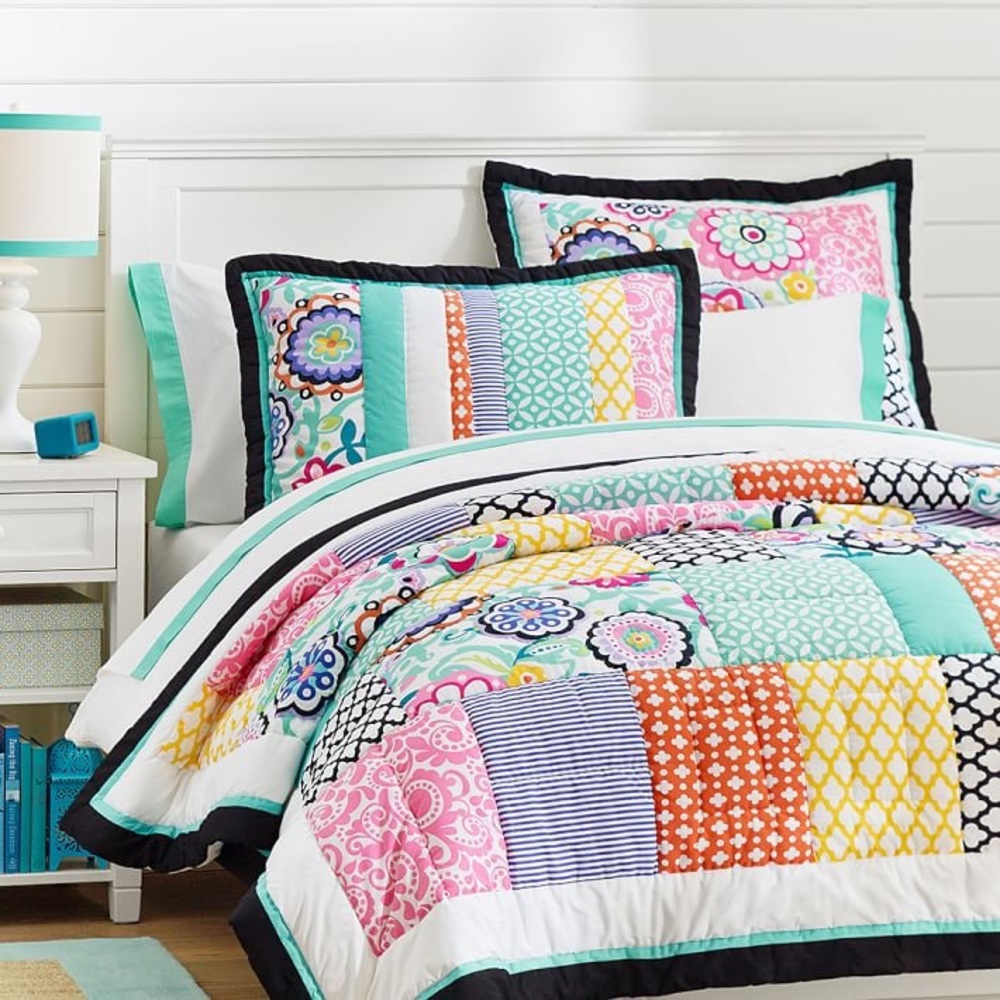 Patch It To Me Pottery Barn Teen Bedding Set